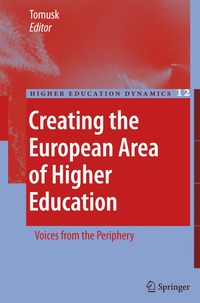 bokomslag Creating the European Area of Higher Education