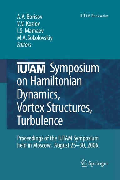 Alexey V. Borisov, Valery V. Kozlov, Ivan S. Mamaev, Mikhail A. Sokolovskiy - IUTAM Symposium on Hamiltonian Dynamics, Vortex Structures, Turbulence, Inbunden