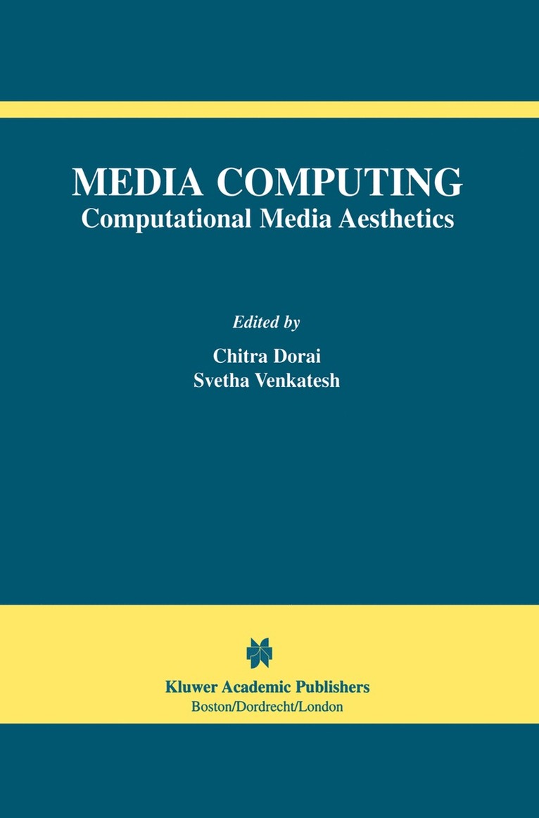 Chitra Dorai, Chitra Dorai, Svetha Venkatesh - Media Computing, Inbunden