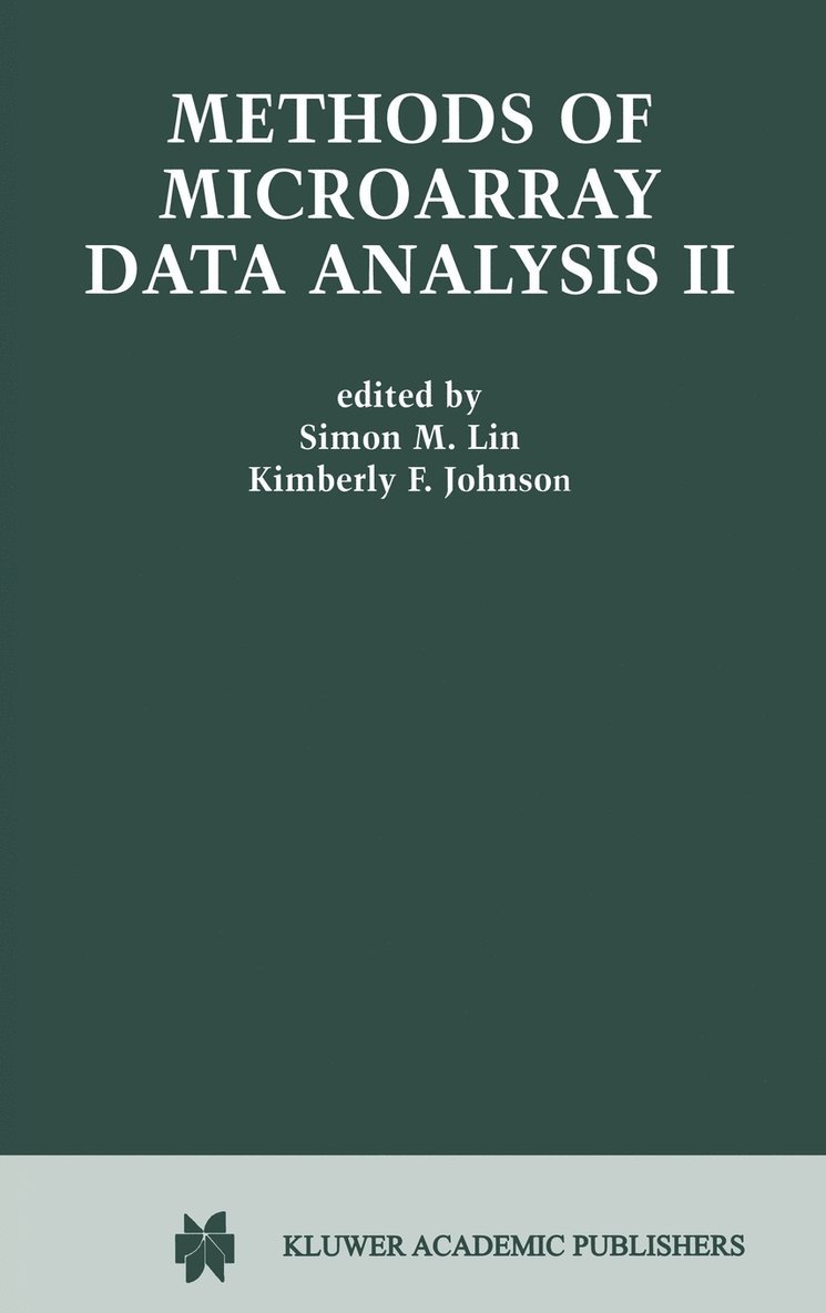 Methods of Microarray Data Analysis II 1