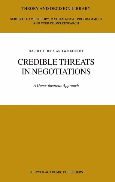 bokomslag Credible Threats in Negotiations