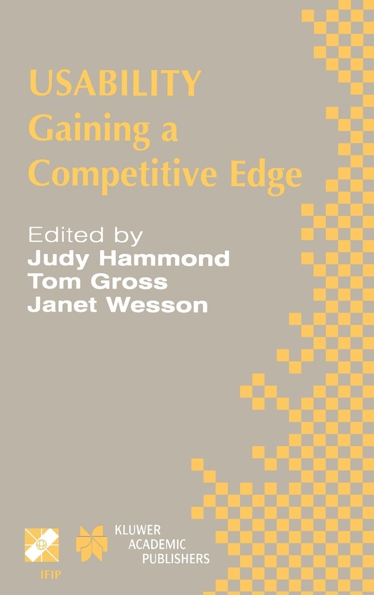 Judy Hammond, Tom Gross, Janet Wesson - Usability, Inbunden