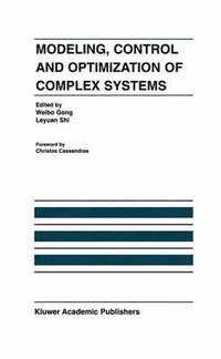 bokomslag Modeling, Control and Optimization of Complex Systems