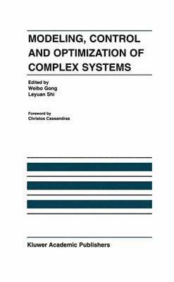 Modeling, Control and Optimization of Complex Systems 1