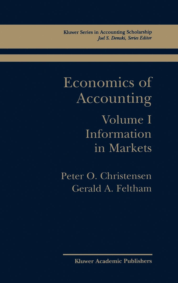 Economics of Accounting 1