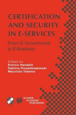 bokomslag Certification and Security in E-Services