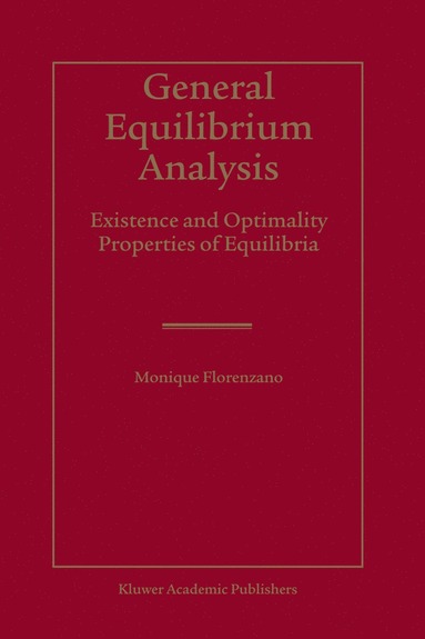 bokomslag General Equilibrium Analysis