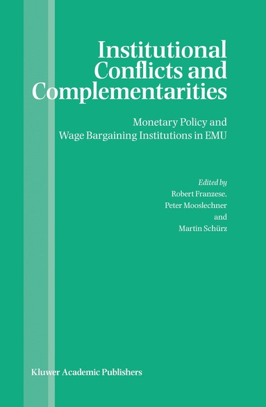 Robert Franzese, Peter Mooslechner, Martin Schürz - Institutional Conflicts and Complementarities, Inbunden