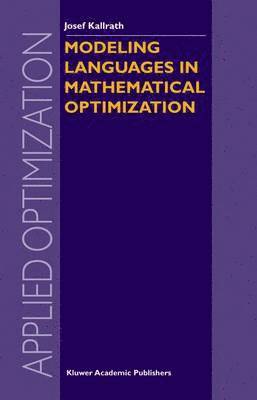 bokomslag Modeling Languages in Mathematical Optimization