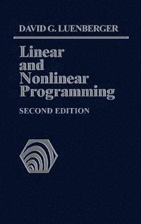 bokomslag Linear and Nonlinear Programming