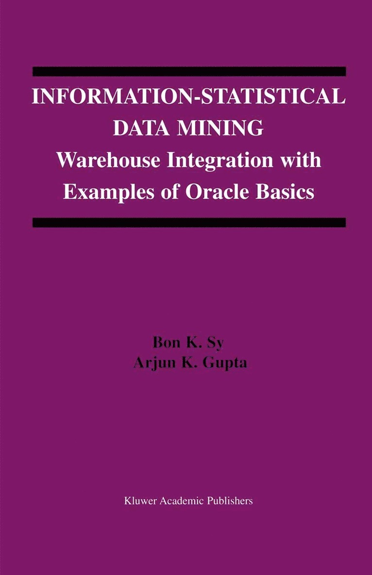 Information-Statistical Data Mining 1