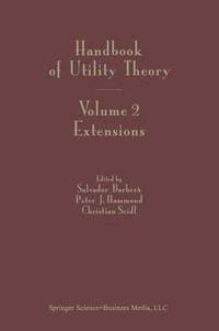 bokomslag Handbook of Utility Theory