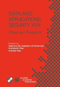 bokomslag Data and Applications Security XVII