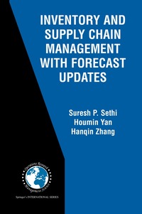 bokomslag Inventory and Supply Chain Management with Forecast Updates