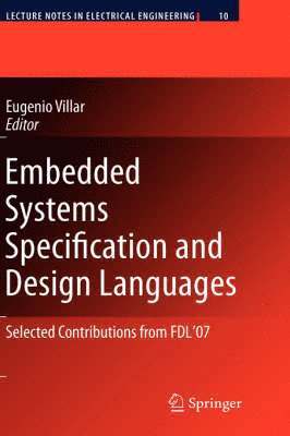 bokomslag Embedded Systems Specification and Design Languages