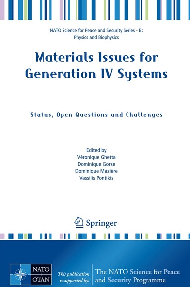 bokomslag Materials Issues for Generation IV Systems