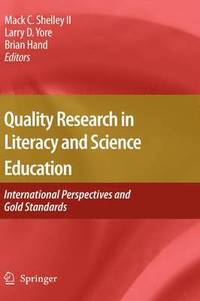 bokomslag Quality Research in Literacy and Science Education