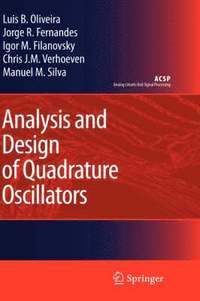 bokomslag Analysis and Design of Quadrature Oscillators