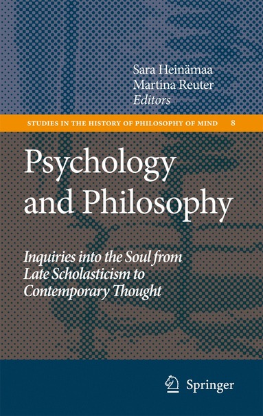 Sara Heinämaa, Martina Reuter - Psychology and Philosophy, Inbunden