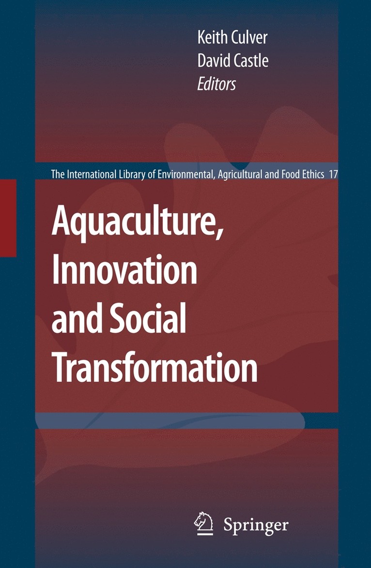 Keith Culver, David Castle - Aquaculture, Innovation and Social Transformation, Inbunden