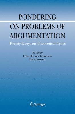Pondering on Problems of Argumentation 1