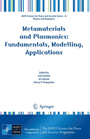 bokomslag Metamaterials and Plasmonics: Fundamentals, Modelling, Applications