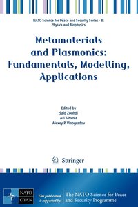 bokomslag Metamaterials and Plasmonics: Fundamentals, Modelling, Applications