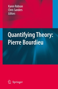 bokomslag Quantifying Theory: Pierre Bourdieu