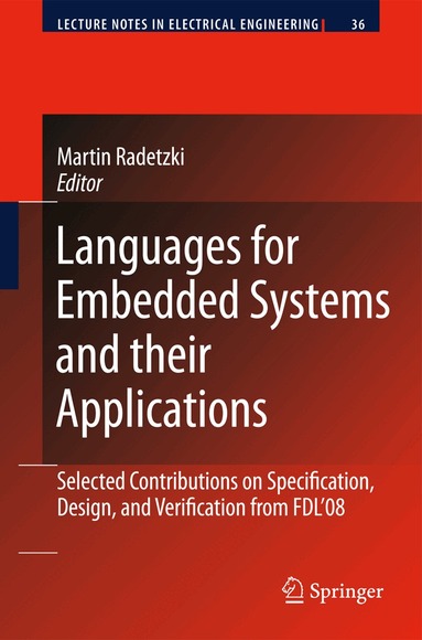Martin Radetzki - Languages for Embedded Systems and their Applications, Inbunden