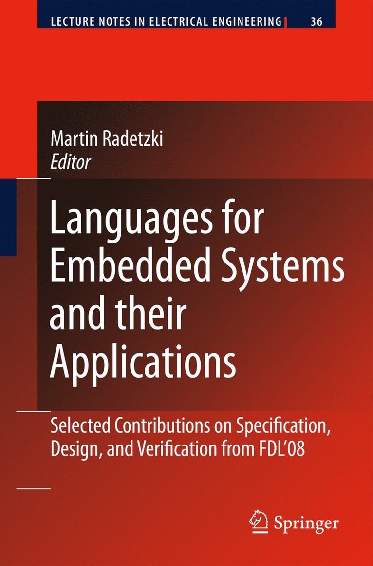 Martin Radetzki - Languages for Embedded Systems and their Applications, Inbunden