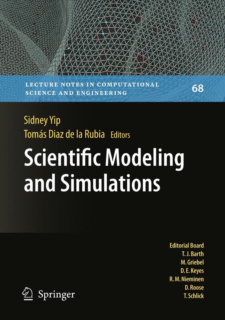 Sidney Yip, Tomas Diaz Rubia, Tomas Diaz De La Rubia - Scientific Modeling and Simulations, Inbunden