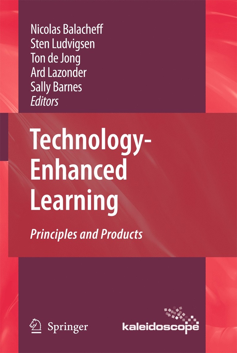 Nicolas Balacheff, Sten Ludvigsen, Ton de de Jong, Ard Lazonder, Sally Barnes, Ton De De Jong - Technology-Enhanced Learning, Inbunden
