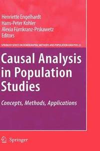 bokomslag Causal Analysis in Population Studies