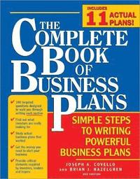 bokomslag The Complete Book of Business Plans