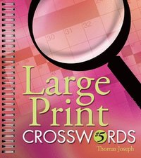 bokomslag Large Print Crosswords #5