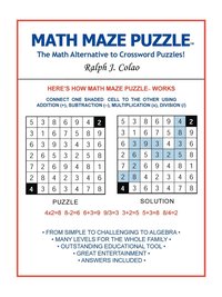 bokomslag Math Maze Puzzle