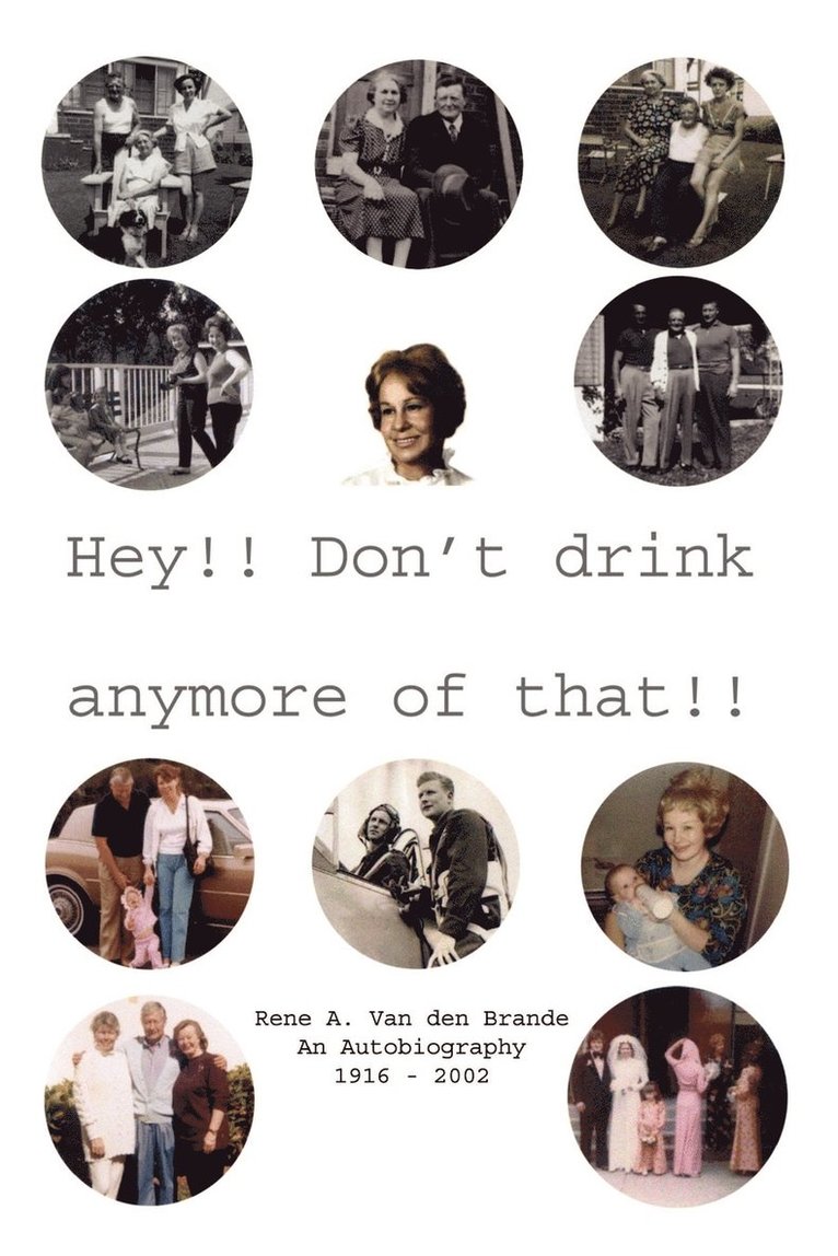 Hey!! Don't Drink Anymore of That!! 1