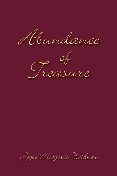 bokomslag Abundance of Treasure