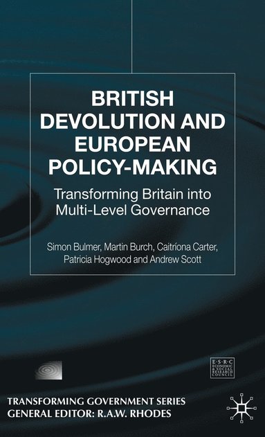 bokomslag British Devolution and European Policy-Making