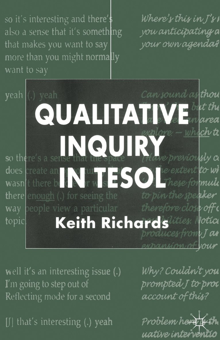 Qualitative Inquiry in TESOL 1