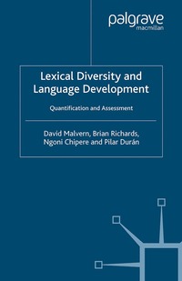 bokomslag Lexical Diversity and Language Development