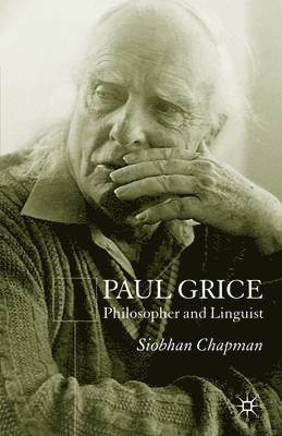 S. Chapman, Siobhan Chapman - Paul Grice, Inbunden
