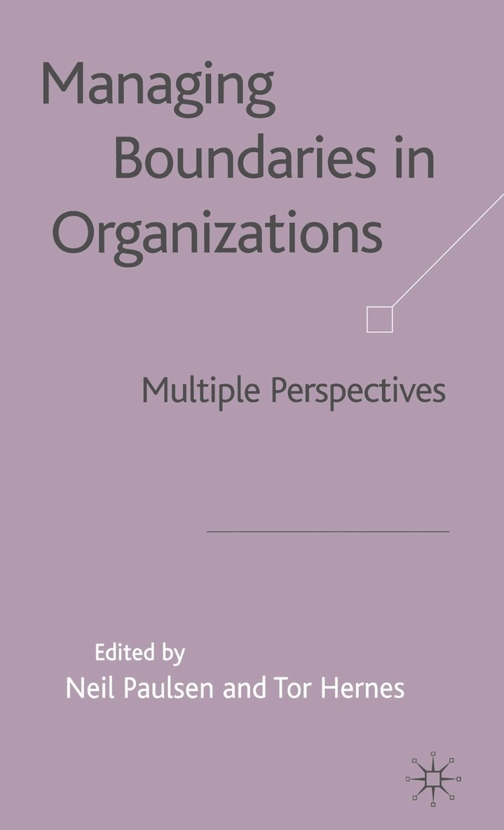 Managing Boundaries in Organizations 1