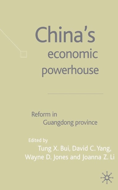T. Bui, D. Yang, W. Jones, J. Li - China's Economic Powerhouse, Inbunden