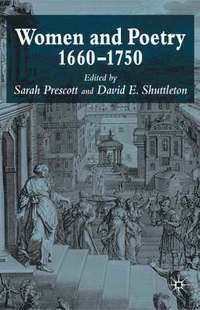 bokomslag Women and Poetry 1660-1750