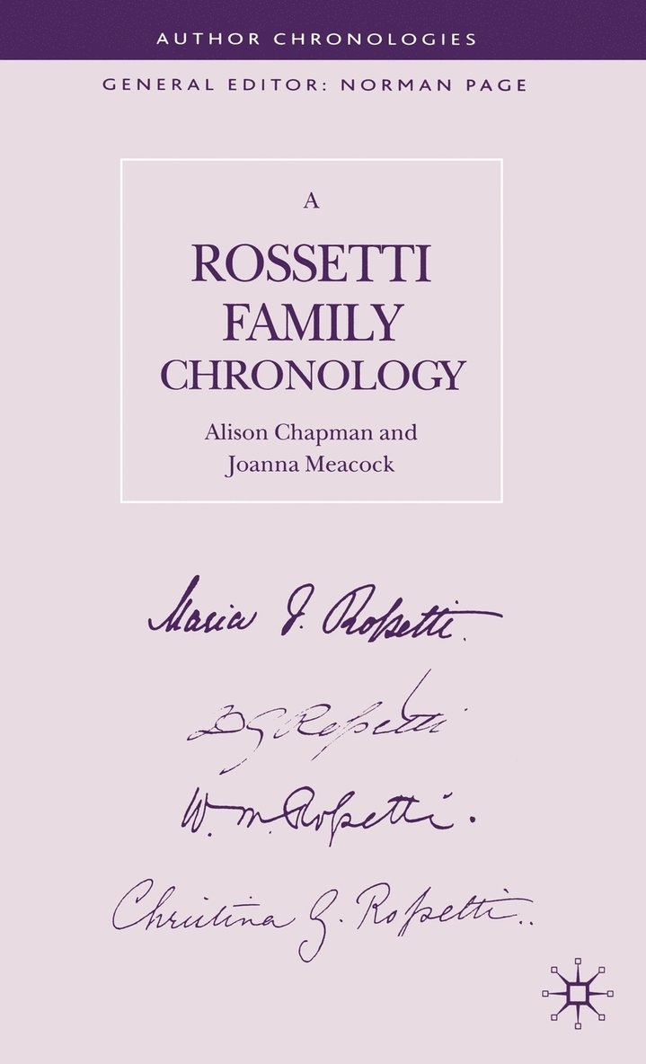 A Rossetti Family Chronology 1
