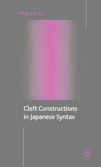 bokomslag Cleft Constructions in Japanese Syntax