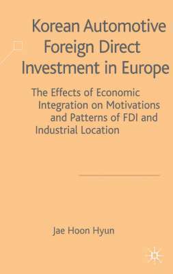 bokomslag Korean Automotive Foreign Direct Investment in Europe