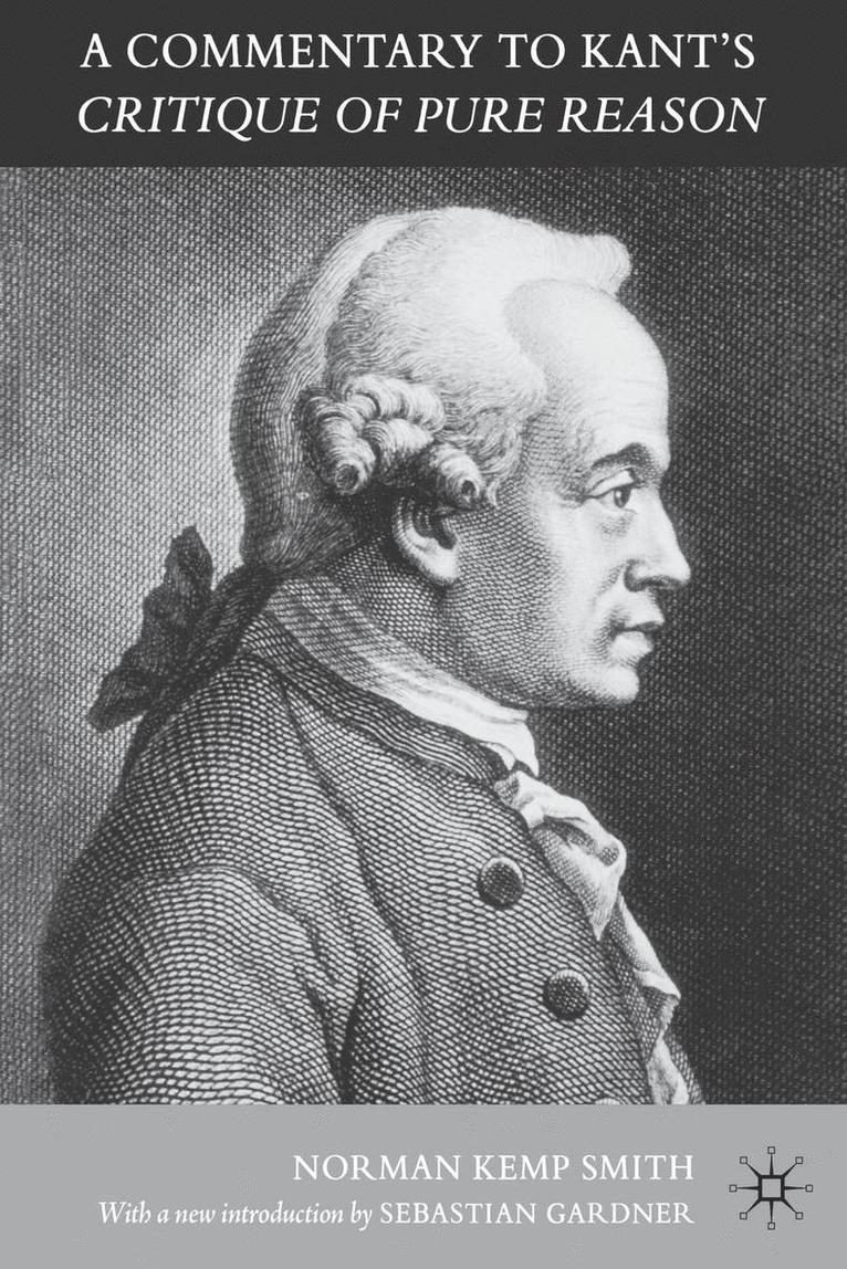Commentary to Kant’s ‘Critique of Pure Reason’