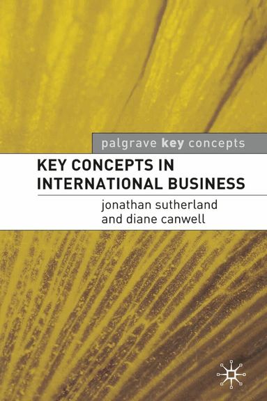 Jonathan Sutherland - Key Concepts in International Business, Häftad